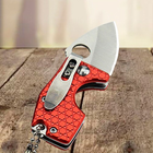 Складной нож брелок Mini Knife красный подарочная упаковка - изображение 4