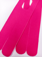 Тейпи для ліктьового суглоба Pre-cut, для ліктів, кінезіо пластир для ліктьового суглоба (упаковка 2 шт), рожевий - зображення 3