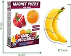 Набор магнитов Baby puzzle "Фрукты и овощи" Magdum ML4031-25 EN