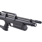 Гвинтівка пневматична Kral Puncher Breaker PCP Synthetic (4.5 мм),з ін. накачуванням, чорна, глушник - зображення 6