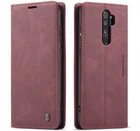 Чехол книжка с магнитом CaseMe на Xiaomi Redmi Note 8 Pro Wine (15548-42)