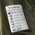 Куртка Camo-Tec FALCON HOODY DWB, XL, Olive - зображення 6