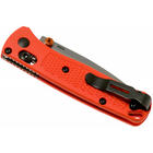 Нож Benchmade Bugout Mini Orange Grivory (533) - изображение 4