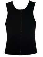 Мужской жилет для бега, для похудения, на молнии, неопрен Zipper Vest - изображение 3