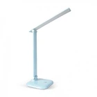 Настольная светодиодная LED лампа Feron DE1725 9W 350х150х150мм голубая (24230)