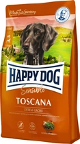 Сухой корм для стерилизованных собак и собак с избыточным весом Happy Dog Sensible Toscana с уткой и лососем