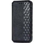 Кожаный чехол-книжка GETMAN Cubic (PU) для Xiaomi Redmi 9C Черный