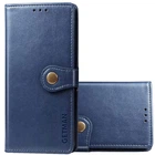 Кожаный чехол-книжка GETMAN Gallant (PU) для Samsung Galaxy A13 4G Синий