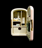 Холодильник для косметики B.FRIDGE Luxury зі шухлядкою 12 літрів рожевий - зображення 5