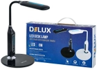 Настільна світлодіодна лампа Delux TF-510 8 Вт чорна (90018128) - зображення 2