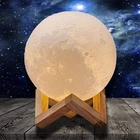 Ночник Moon Lamp аккумуляторный светильник 15 см