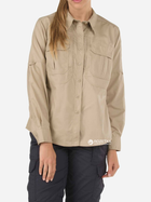 Рубашка тактическая 5.11 Tactical Women’s TaclitePro Long Sleeve Shirt 62070 S TDU Khaki (2000980423668) - изображение 1