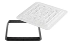 Форма для тарта 175x175 мм + кольцо Silikomart (KIT TARTE RING BUBBLE 200x200 MM)