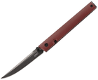 Карманный нож CRKT CEO шпенек Burgundy D2 (7096BKD2) - изображение 1