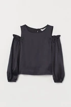 Блуза H&M 170см черный 711809558