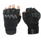 Мужские перчатки тактические Oakley беспалые черные размер М окружность ладони 19-21 см (EL-711-V ) - изображение 2