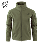 Тактична куртка Eagle Soft Shell JA-03 з флісом Olive Green M - зображення 1
