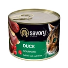 Вологий корм Savory для котів з качкою 200 г