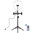 Кільцева USB LED лампа Puluz PKT3068B 11.8'+ штатив 1.1 м