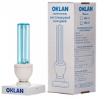Кварцово-бактерицидна лампа OKLAN OBK-15 безозонова - зображення 2