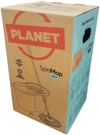 Набор для уборки Planet Spin Mop Joy 16 л Серо-синий (11789kmd) - изображение 6