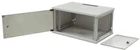 Шкаф ZPAS 19" 6U 600x500, съемные бок.стенки, стекл.дверь, 15kg max, серый (WZ-3615-01-S2-011)