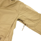 Тактична куртка Soft Shell Lesko A001 Sand Khaki S армійська військова (K/OPT2-4255-27080) - зображення 3