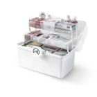Аптечка-органайзер для лекарств MVM PC-16 размер M пластиковая Белая (PC-16 M WHITE) - изображение 8
