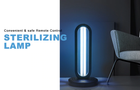 Кварцевая лампа бактерицидная Озоновая для дезинфекции с пультом 38W Черный + Пульсоксиметр в подарок (156134) - изображение 4