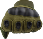Перчатки тактические военные Oakley OY-002 L полнопалые оливковые - изображение 3