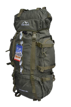 Тактический каркасный походный рюкзак Over Earth модель 615 на 80 литров Olive - изображение 1