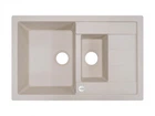 Кухонная мойка гранитная Adamant ANILA PLUS ivory-08