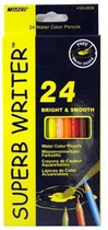 Олівці акварельні Marco Water Soluble Colors 24 кольори з пензликом 4120-24CB