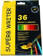 Акварельні олівці Marco Water Soluble Colors 36 кольорів з пензликом 4120-36CB