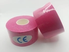 Кінезіо тейп Kinesiology tape 3,8 см х 5 м рожевий - зображення 2