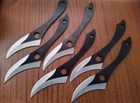 Ножі метальні сталеві Naruto комплект 6 в 1 - зображення 1