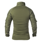 Рубашка тактическая с длинным рукавом Lesko A655 Green XL (36р.) кофта военная (F_4256-12575) - изображение 3