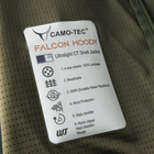 Куртка Camo-Tec FALCON HOODY DWB, S, Olive - изображение 6