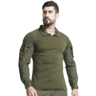 Рубашка тактическая Lesko A655 Green 2XL (38р.) кофта с длинным рукавом армейская (K/OPT2_4256-12576) - изображение 1