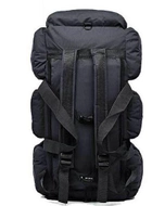 Сумка-рюкзак тактическая xs-90l3 черная, 90 л MHz. 53601 - изображение 4