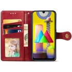 Кожаный чехол-книжка GETMAN Gallant (PU) для Xiaomi Redmi 9 Красный