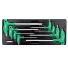 Набір ключів TORX з ручкою L-обр. (в ложементі) TOPTUL GAAT0804