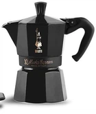 Гейзерная кофеварка Bialetti Moka Express Exclusive Black 130 мл на 3 чашки