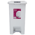 Відро для сміття з кришкою та педаллю BIN-01 30L GRAY