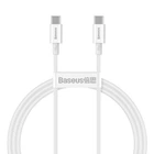 Кабель Baseus Superior Series Fast Charging PD USB-С to USB-С 1m 100W White (CATYS-B02)