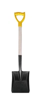 Лопата совковая Mastertool с черенком и ручкой 225*275*490мм L-1200мм молотковая покраска