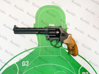 Револьвер під патрон Флобера Safari Walnut RF-461 cal. 4 мм, рукоять з масиву американського горіха - зображення 1