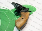 Револьвер під патрон Флобера Safari Walnut RF-461 cal. 4 мм, рукоять з масиву американського горіха - зображення 3