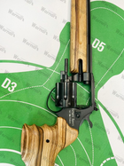 Револьверная винтовка под патрон Флобера Zebrano Safari SPORT cal. 4 мм ствол 43 см, приклад и цевьё из массива зебрано - изображение 4