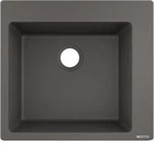 Кухонная мойка накладная Hansgrohe S510-F450 560х510 серая